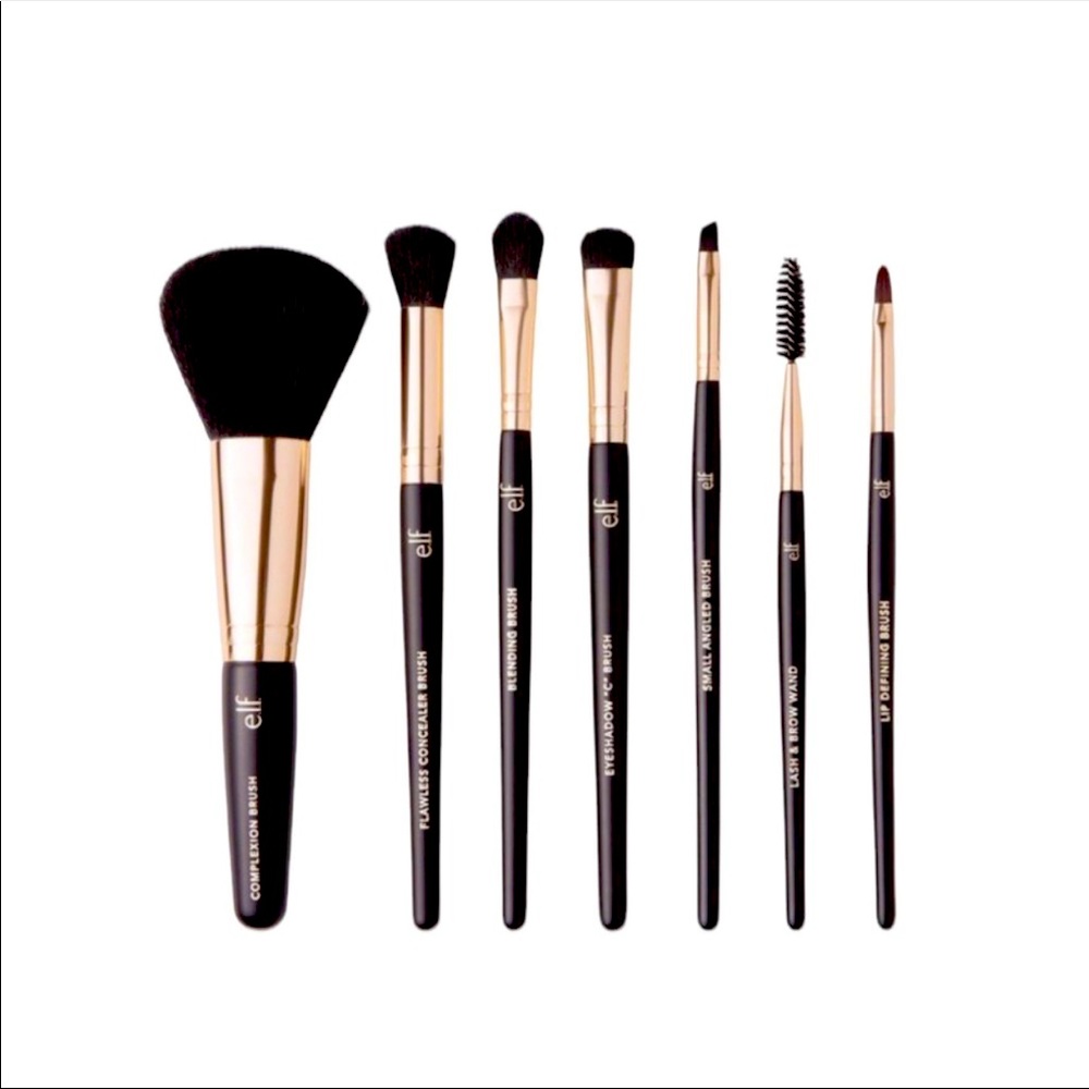 (NIB) ELF 7 PIECE MAKEUP BRUSH SET HOLIDAY COLLECTION